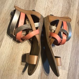 Blowfish leather Sandals, size 2.5